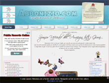Tablet Screenshot of abbonizio.com
